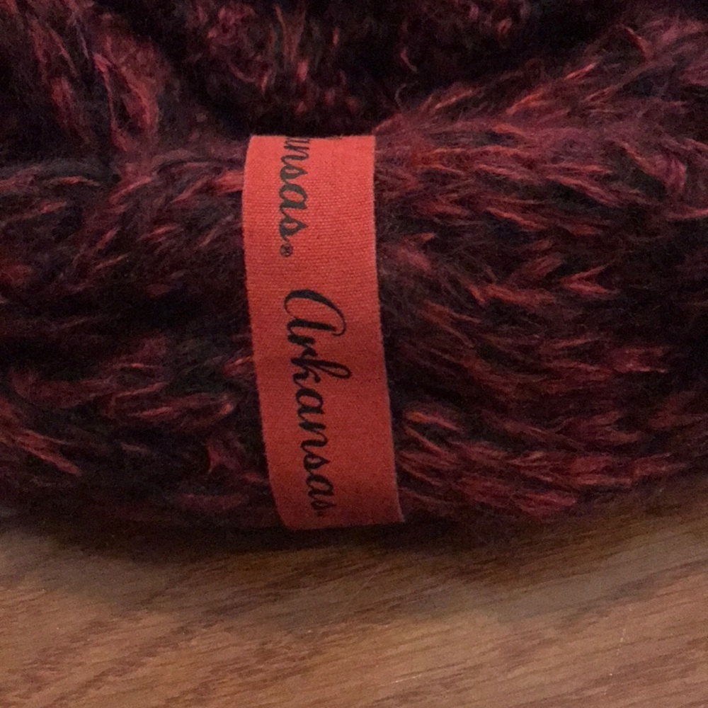 NWT Arkansas Razorbacks infinity scarf - Picture 2 of 3